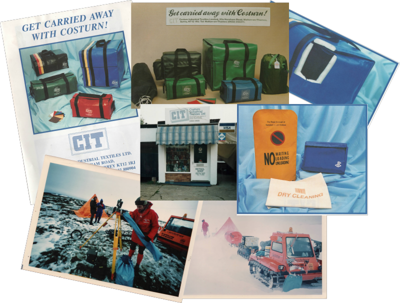 image of old photographs and leaflets